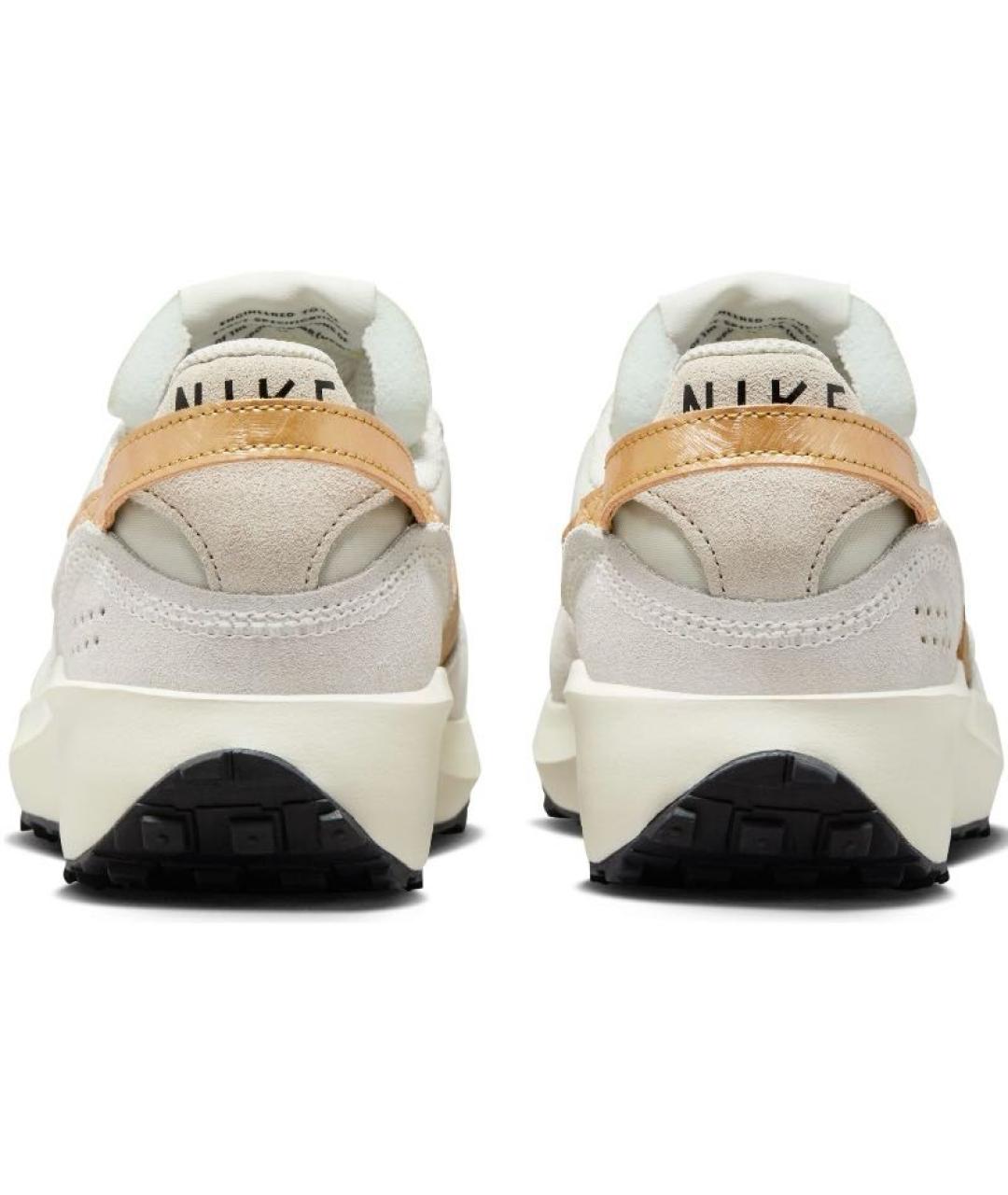 NIKE Бежевые текстильные низкие кроссовки / кеды, фото 3