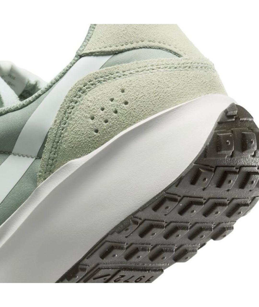 NIKE Зеленые текстильные низкие кроссовки / кеды, фото 4