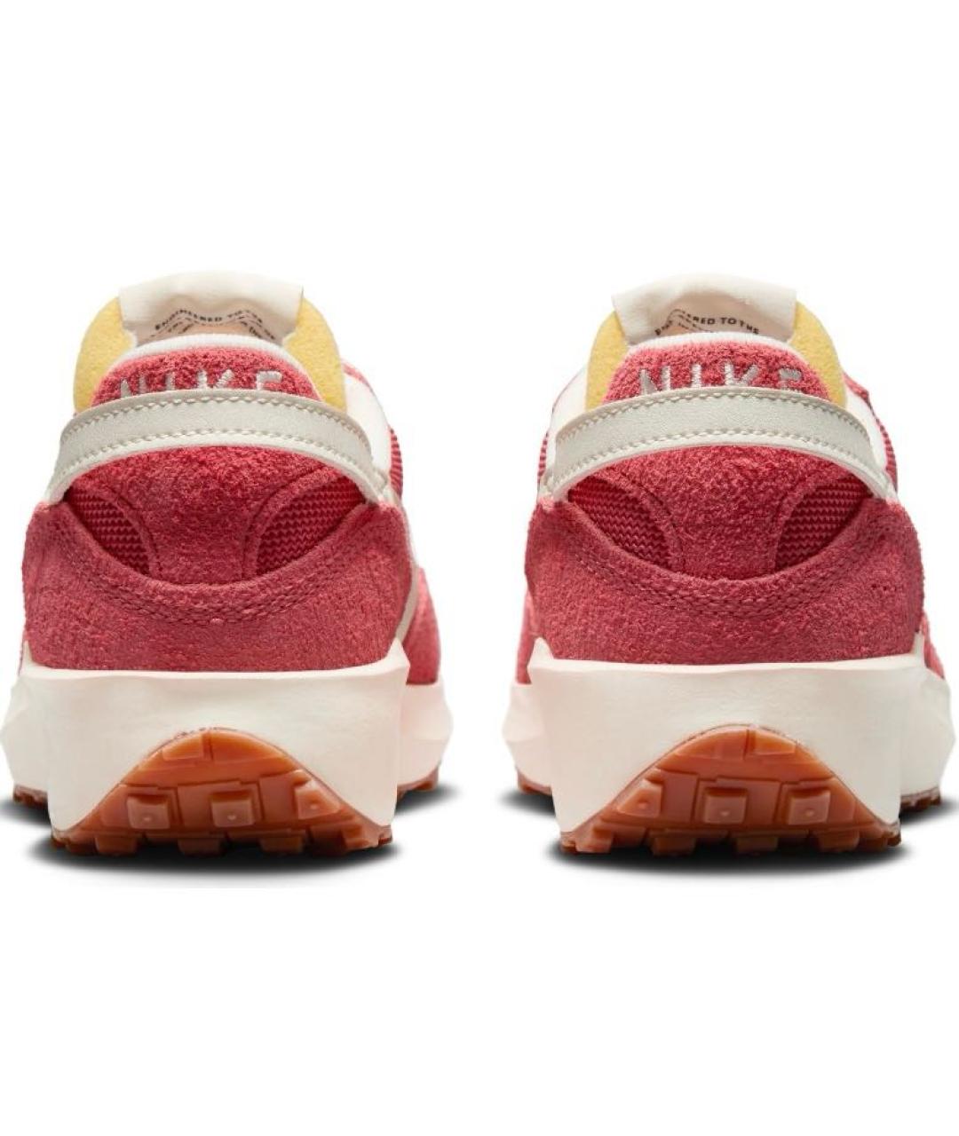 NIKE Красные замшевые низкие кроссовки / кеды, фото 4