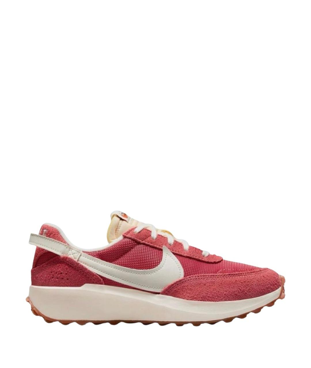 NIKE Красные замшевые низкие кроссовки / кеды, фото 1