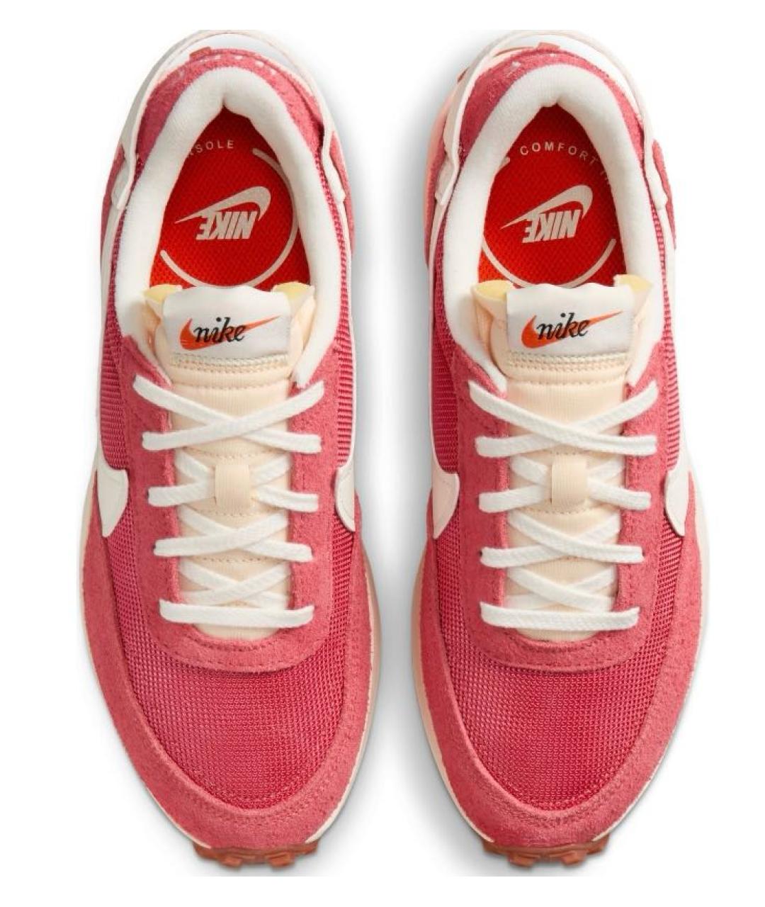 NIKE Красные замшевые низкие кроссовки / кеды, фото 3