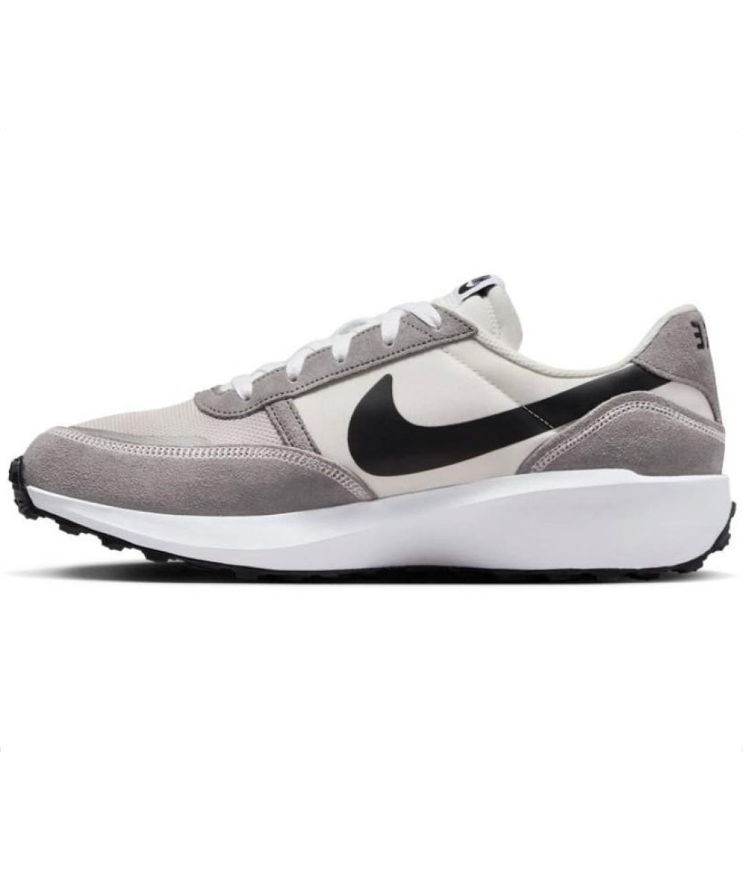 NIKE Серые текстильные низкие кроссовки / кеды, фото 4