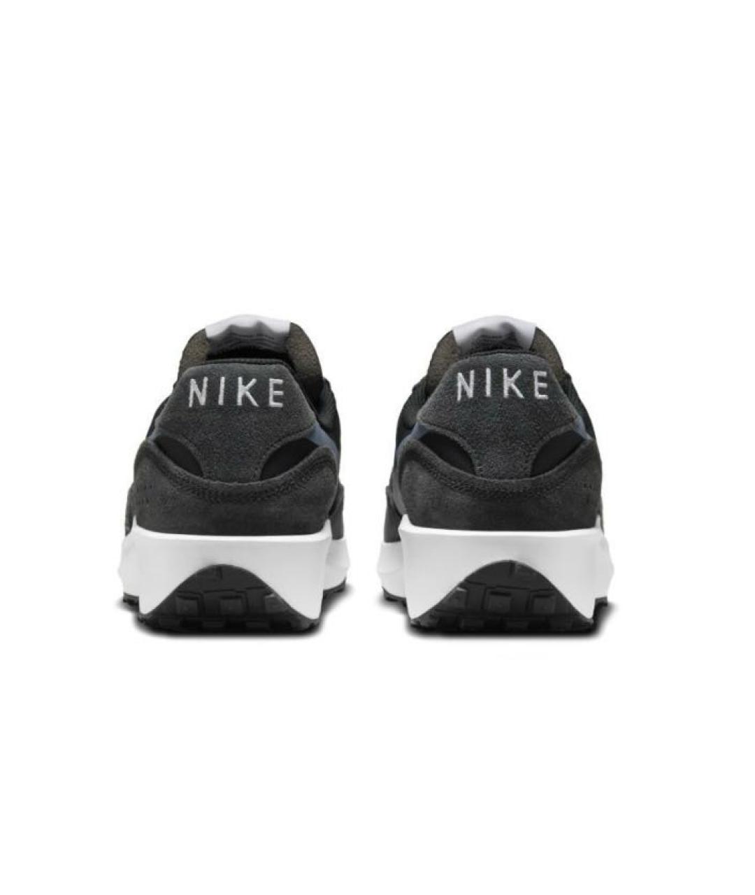 NIKE Черные текстильные низкие кроссовки / кеды, фото 5