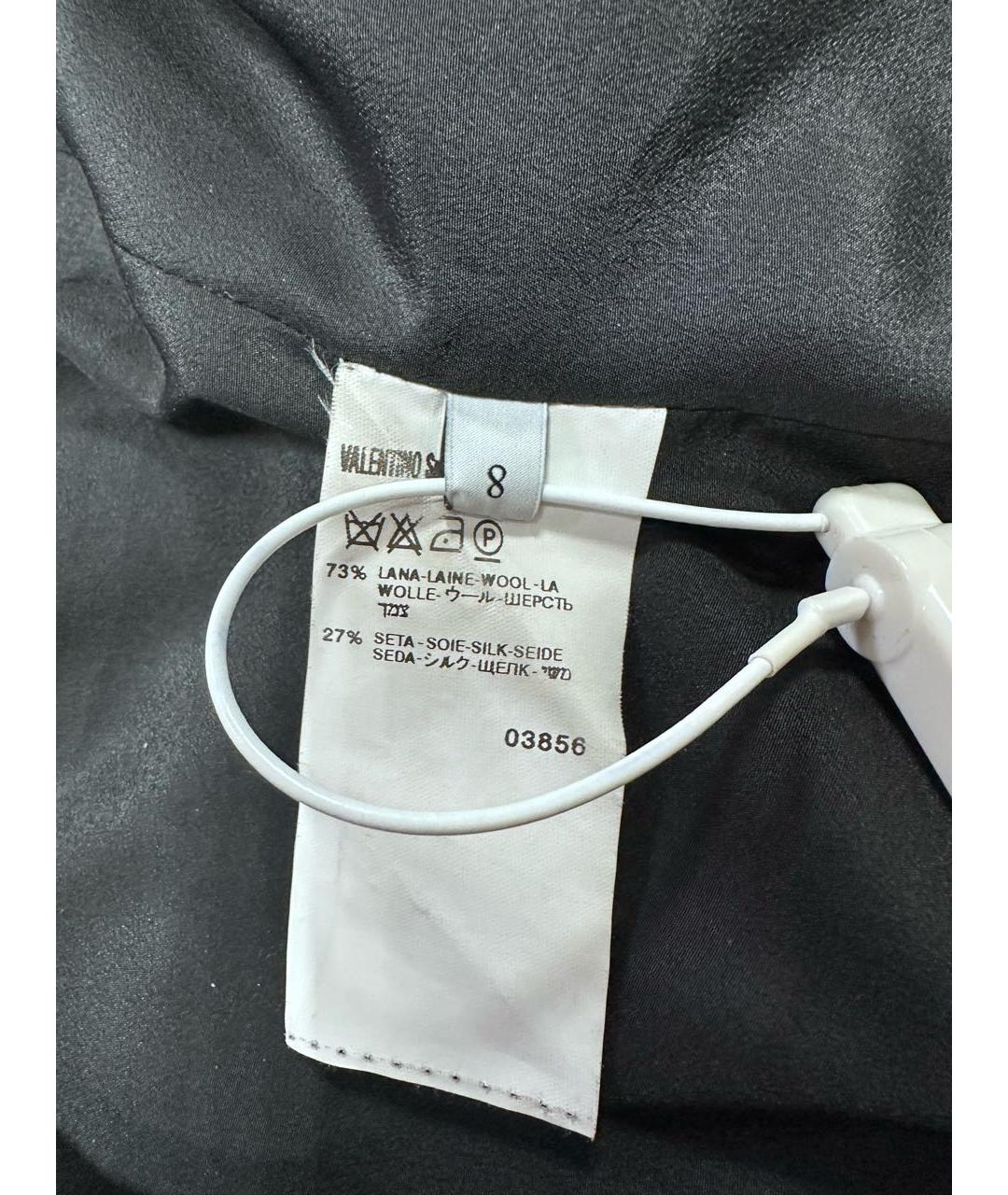 VALENTINO Черная шерстяная куртка, фото 5