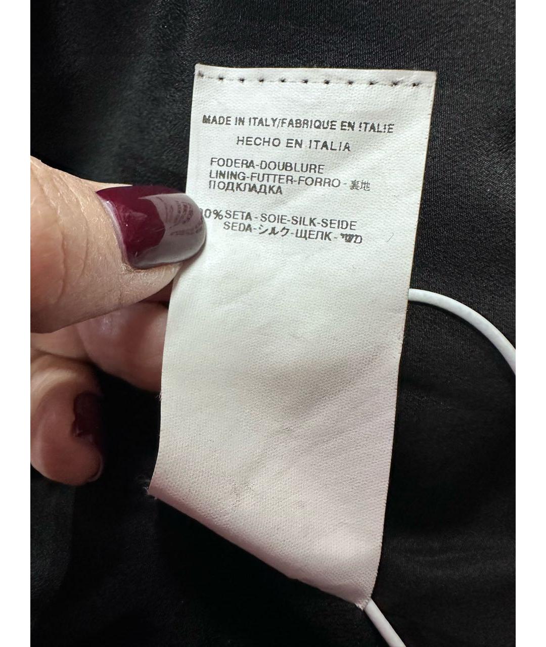 VALENTINO Черная шерстяная куртка, фото 6