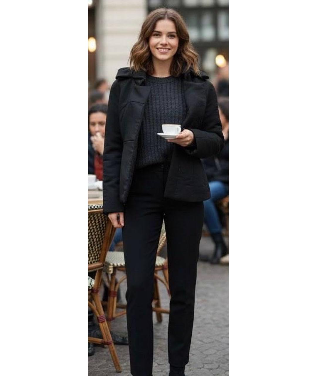 VALENTINO Черная шерстяная куртка, фото 3