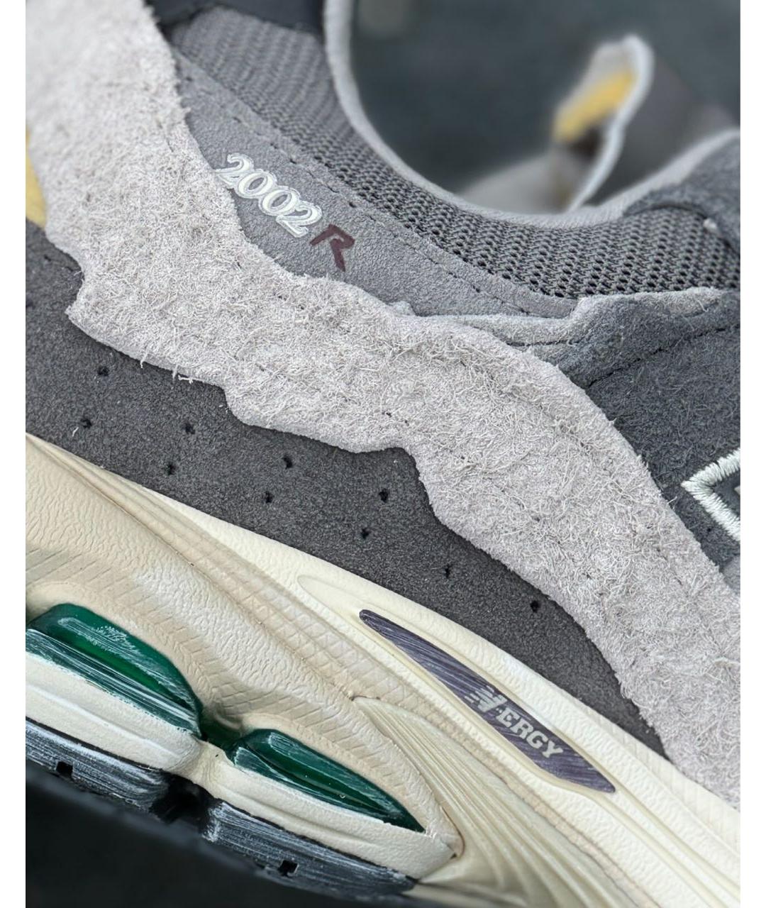 NEW BALANCE Серые замшевые низкие кроссовки / кеды, фото 7