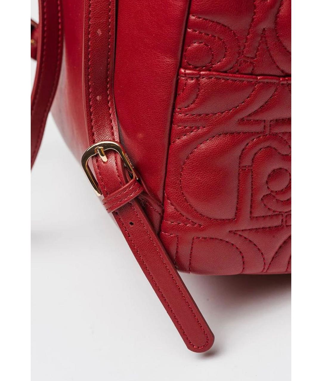 LIU JO Красный рюкзак из искусственной кожи, фото 4