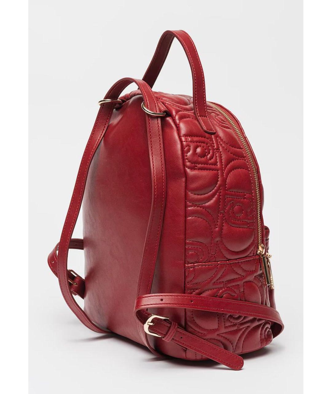 LIU JO Красный рюкзак из искусственной кожи, фото 2