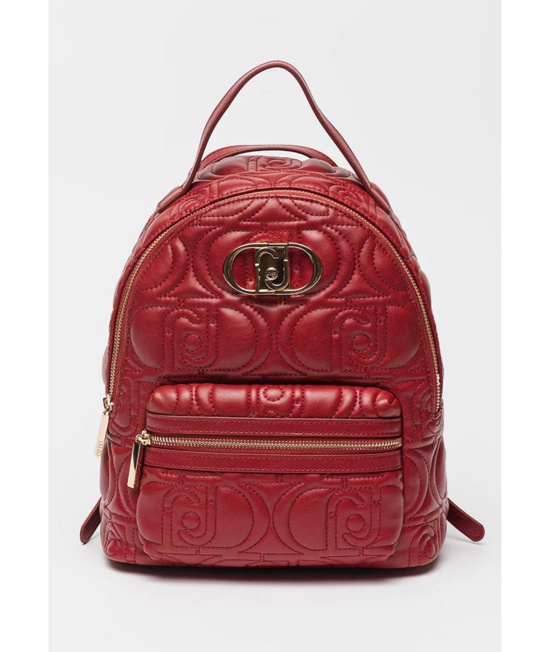 LIU JO Красный рюкзак из искусственной кожи, фото 6