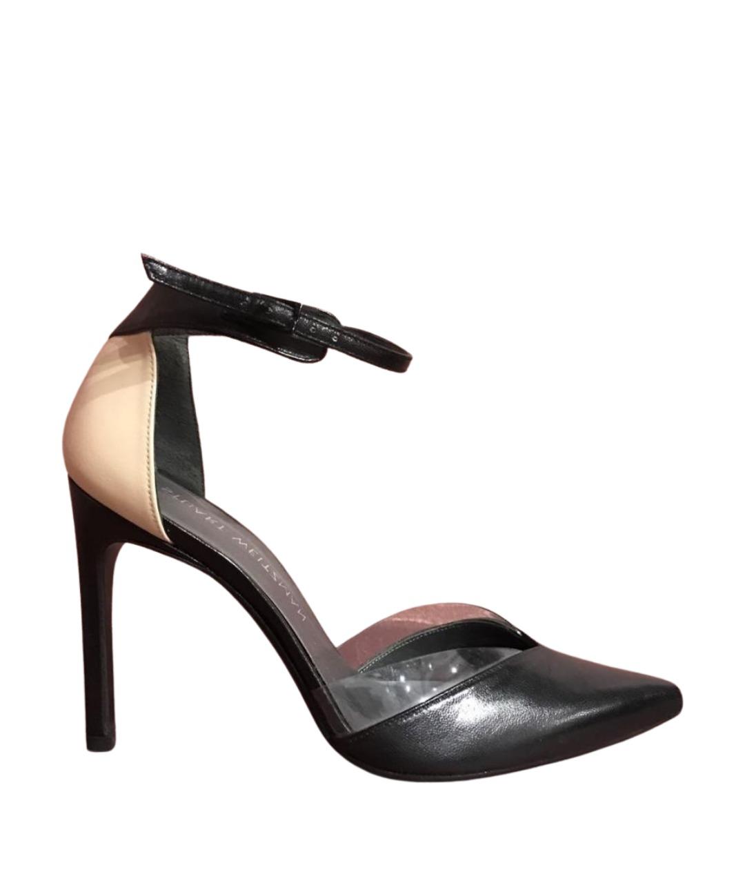 STUART WEITZMAN Черные кожаные туфли, фото 1