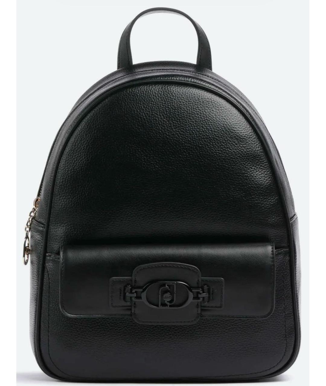 LIU JO Черный рюкзак из искусственной кожи, фото 6