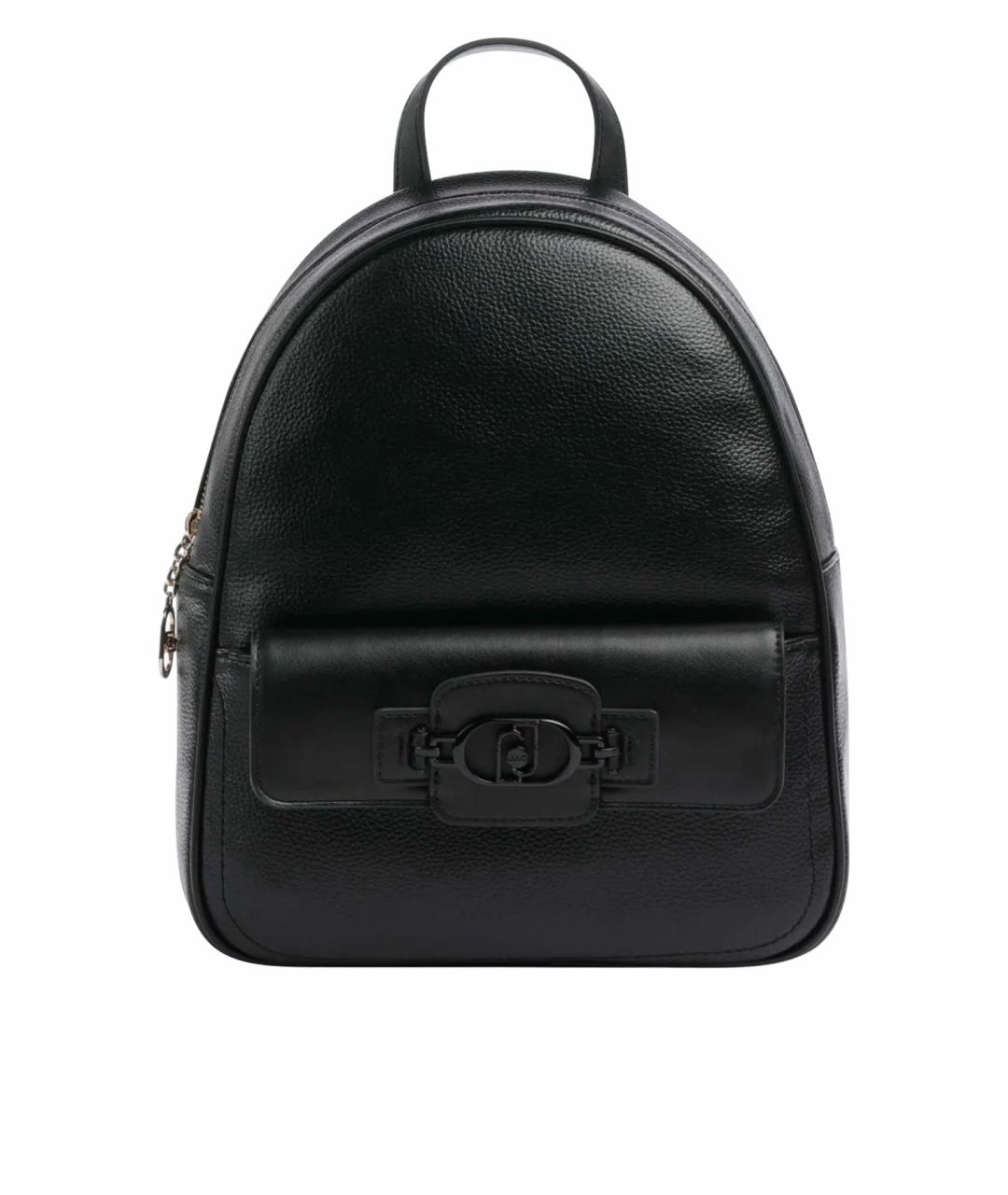 LIU JO Черный рюкзак из искусственной кожи, фото 1