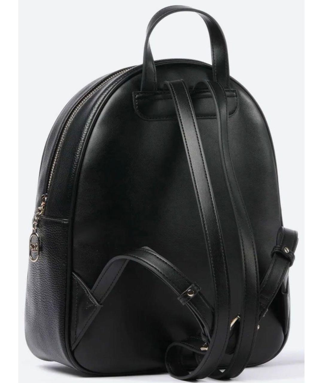 LIU JO Черный рюкзак из искусственной кожи, фото 4