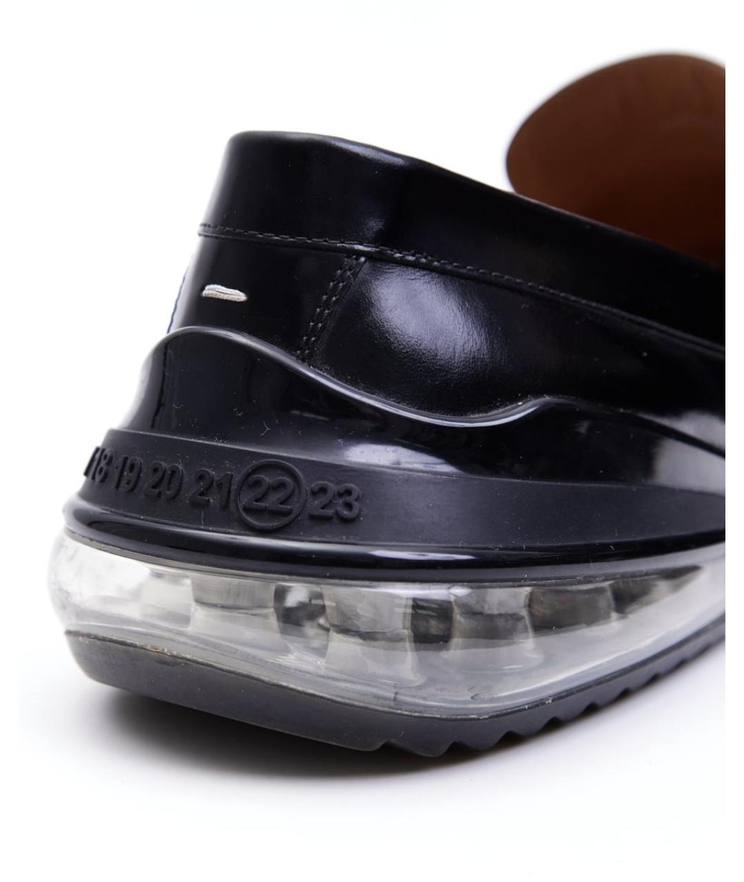 MAISON MARGIELA Черные кожаные лоферы, фото 7