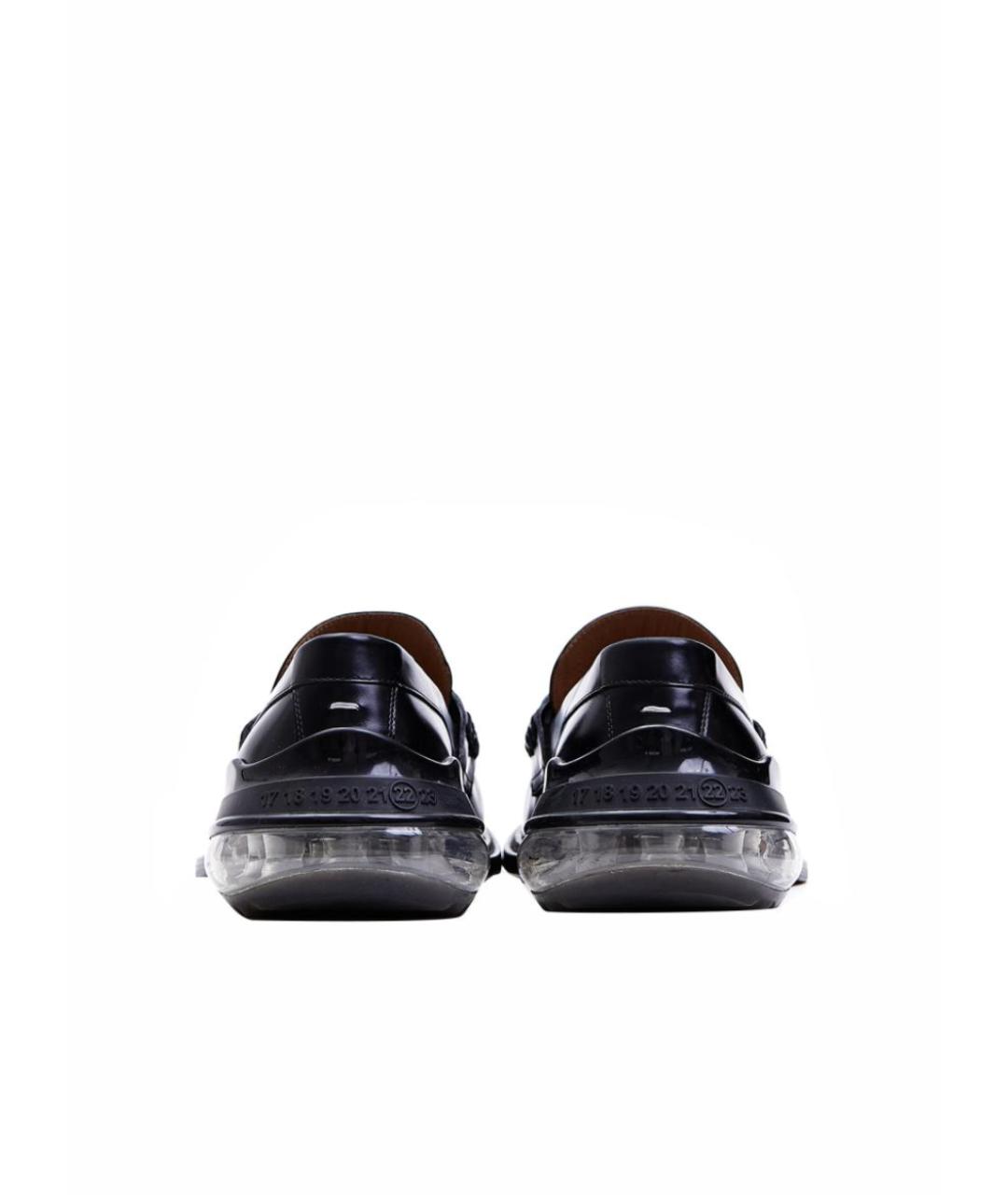 MAISON MARGIELA Черные кожаные лоферы, фото 5