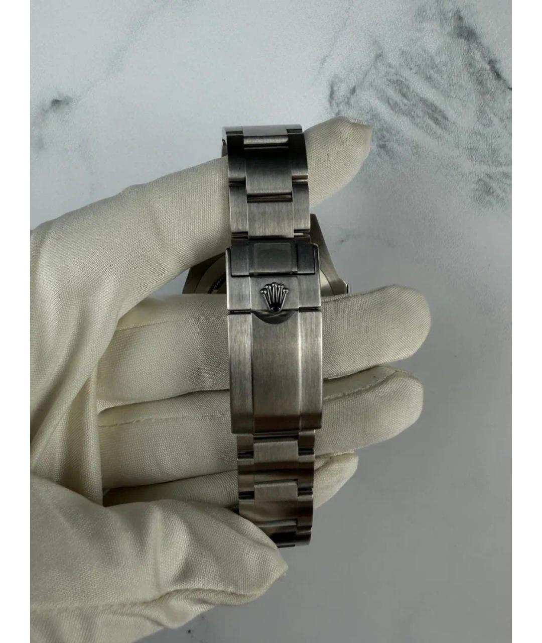 ROLEX Серебряные металлические часы, фото 7