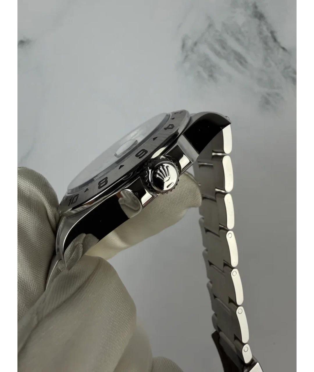 ROLEX Серебряные металлические часы, фото 3