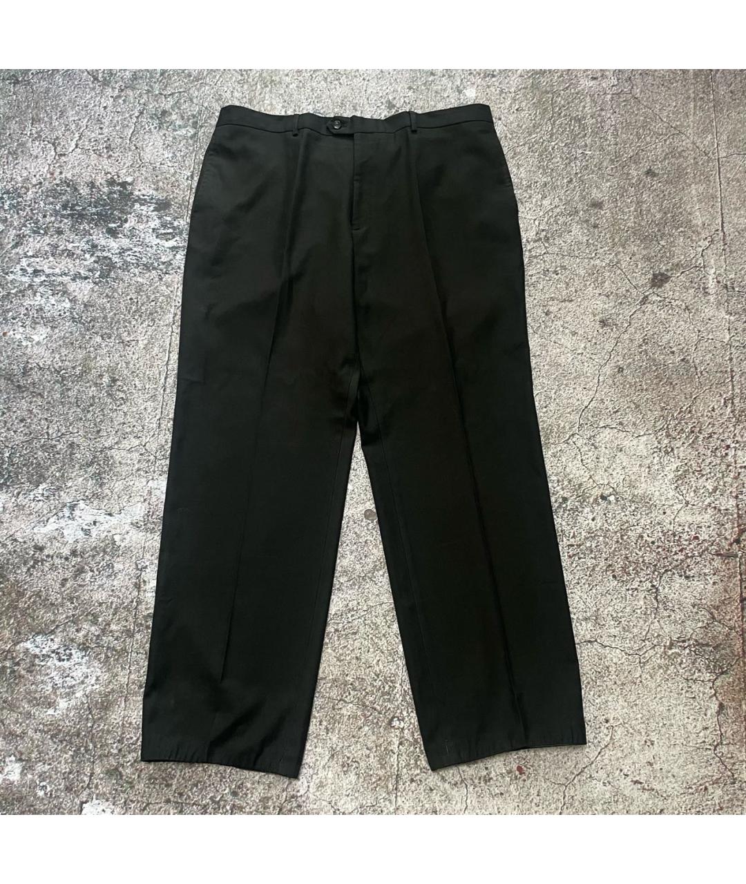 ERMENEGILDO ZEGNA XXX Черные кашемировые классические брюки, фото 4