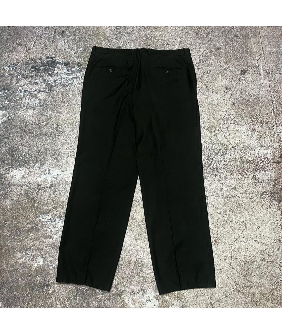 ERMENEGILDO ZEGNA XXX Черные кашемировые классические брюки, фото 2