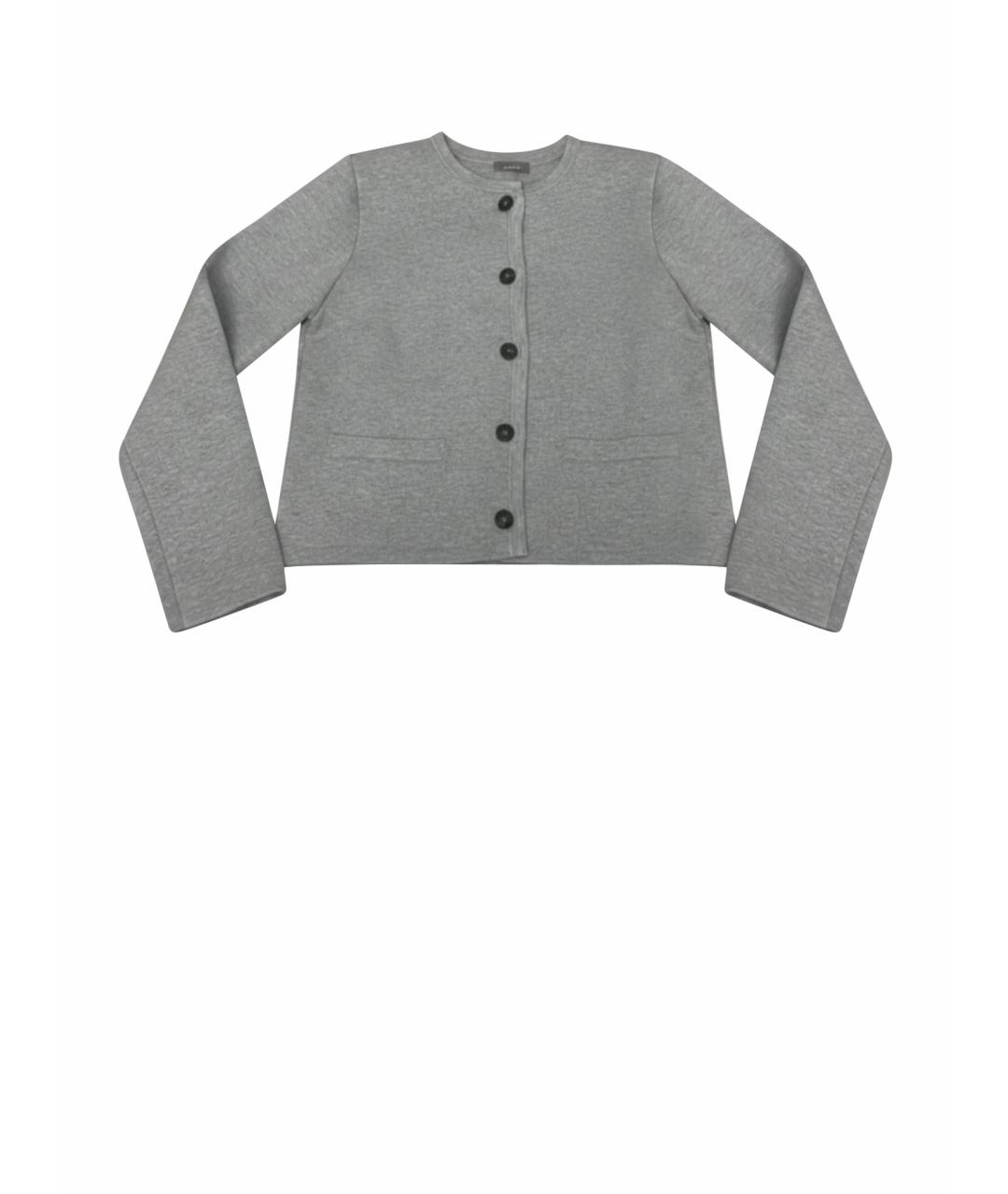 12 STOREEZ Серый шерстяной жакет/пиджак, фото 1