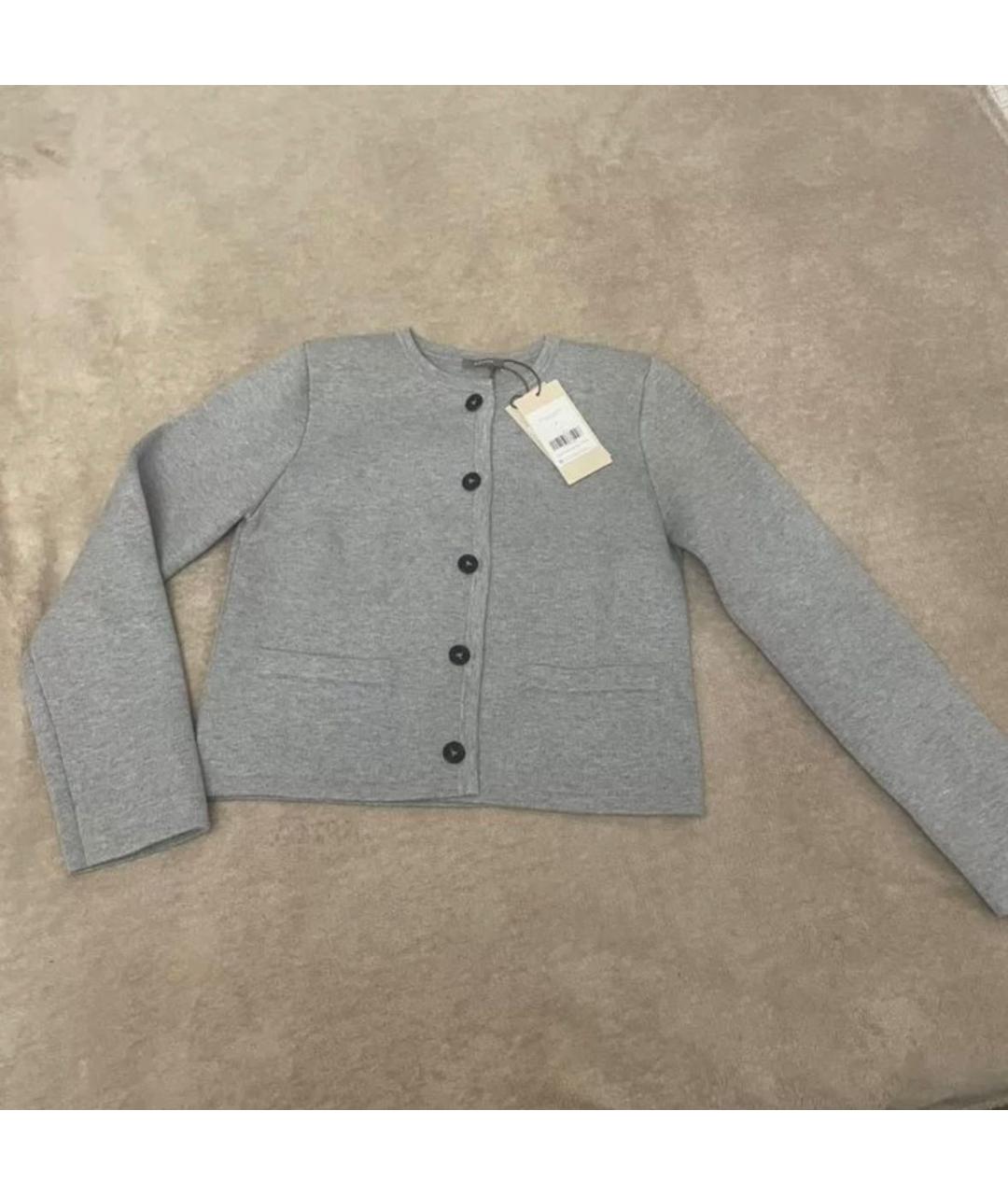 12 STOREEZ Серый шерстяной жакет/пиджак, фото 6