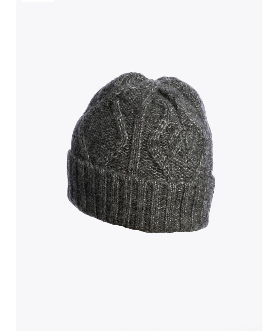 PARAJUMPERS Серая шерстяная шапка, фото 2
