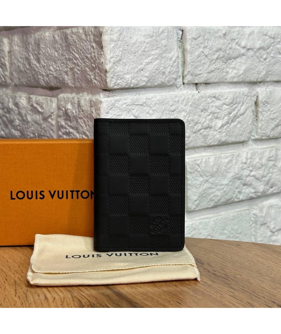 LOUIS VUITTON Черный кардхолдер, фото 2