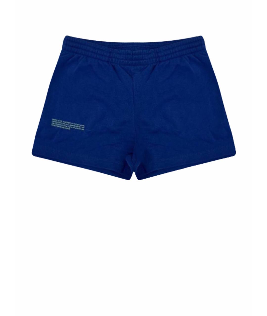THE PANGAIA Темно-синие хлопковые шорты, фото 1