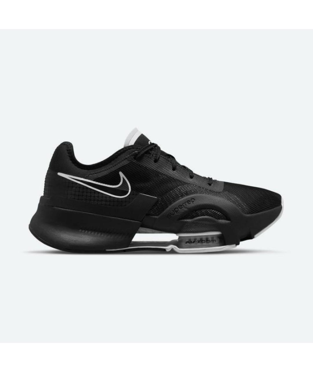 NIKE Черные текстильные низкие кроссовки / кеды, фото 6