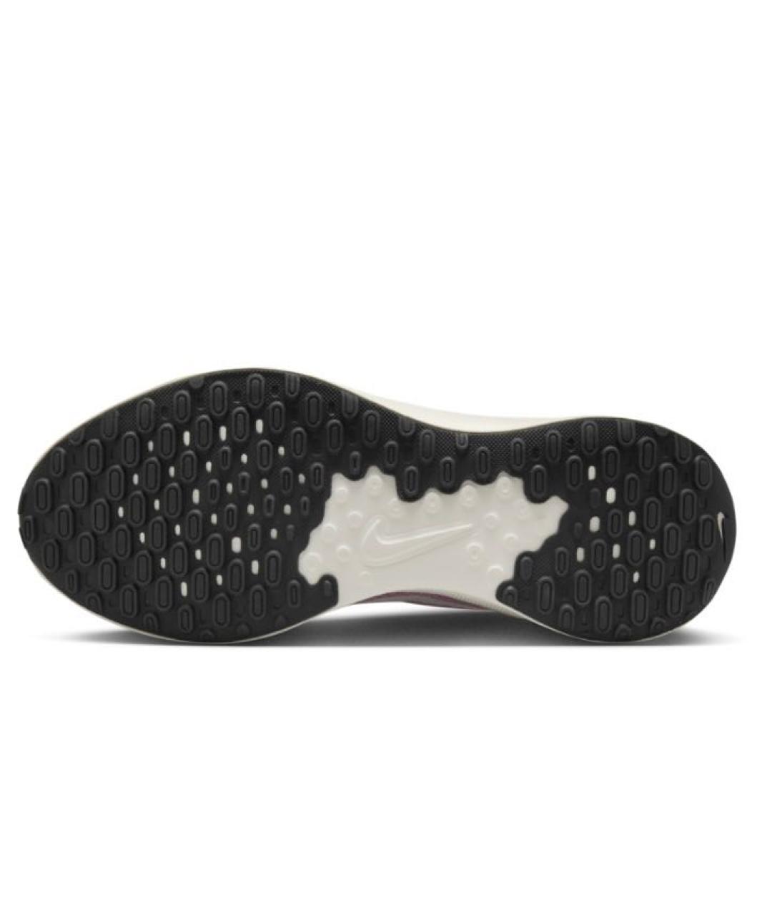 NIKE Розовые текстильные низкие кроссовки / кеды, фото 6