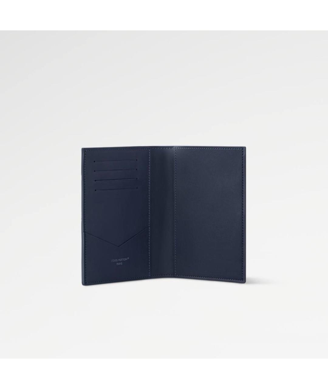 LOUIS VUITTON Темно-синий кошелек, фото 3