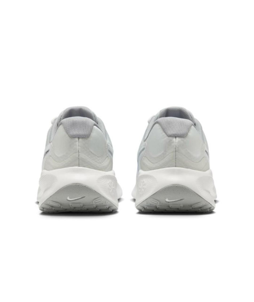 NIKE Серые текстильные низкие кроссовки / кеды, фото 4