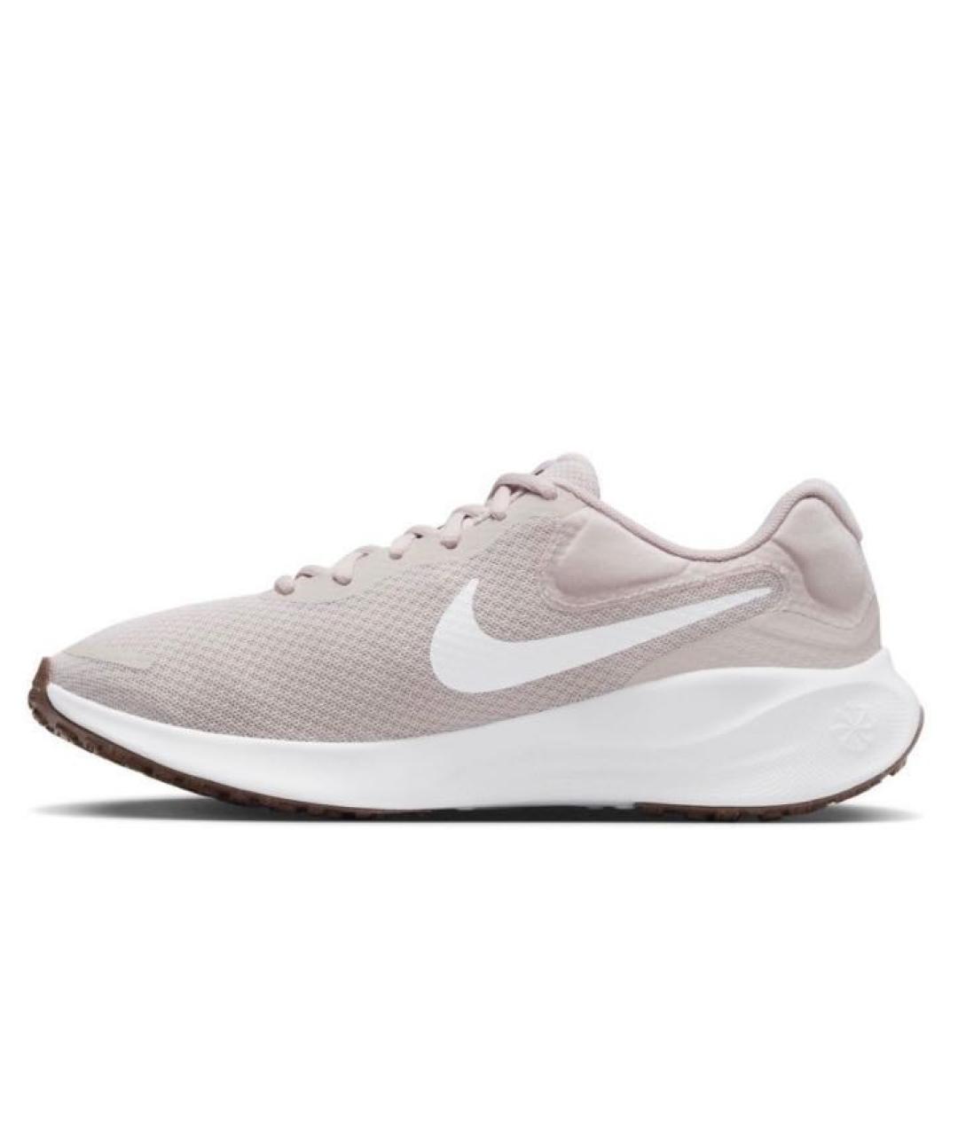 NIKE Коралловые текстильные низкие кроссовки / кеды, фото 5