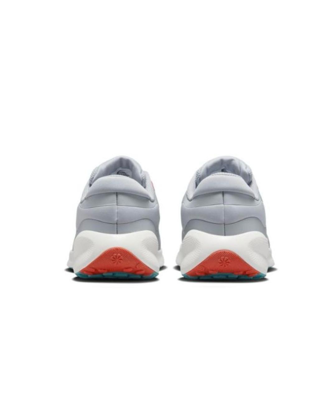 NIKE Серые текстильные низкие кроссовки / кеды, фото 4