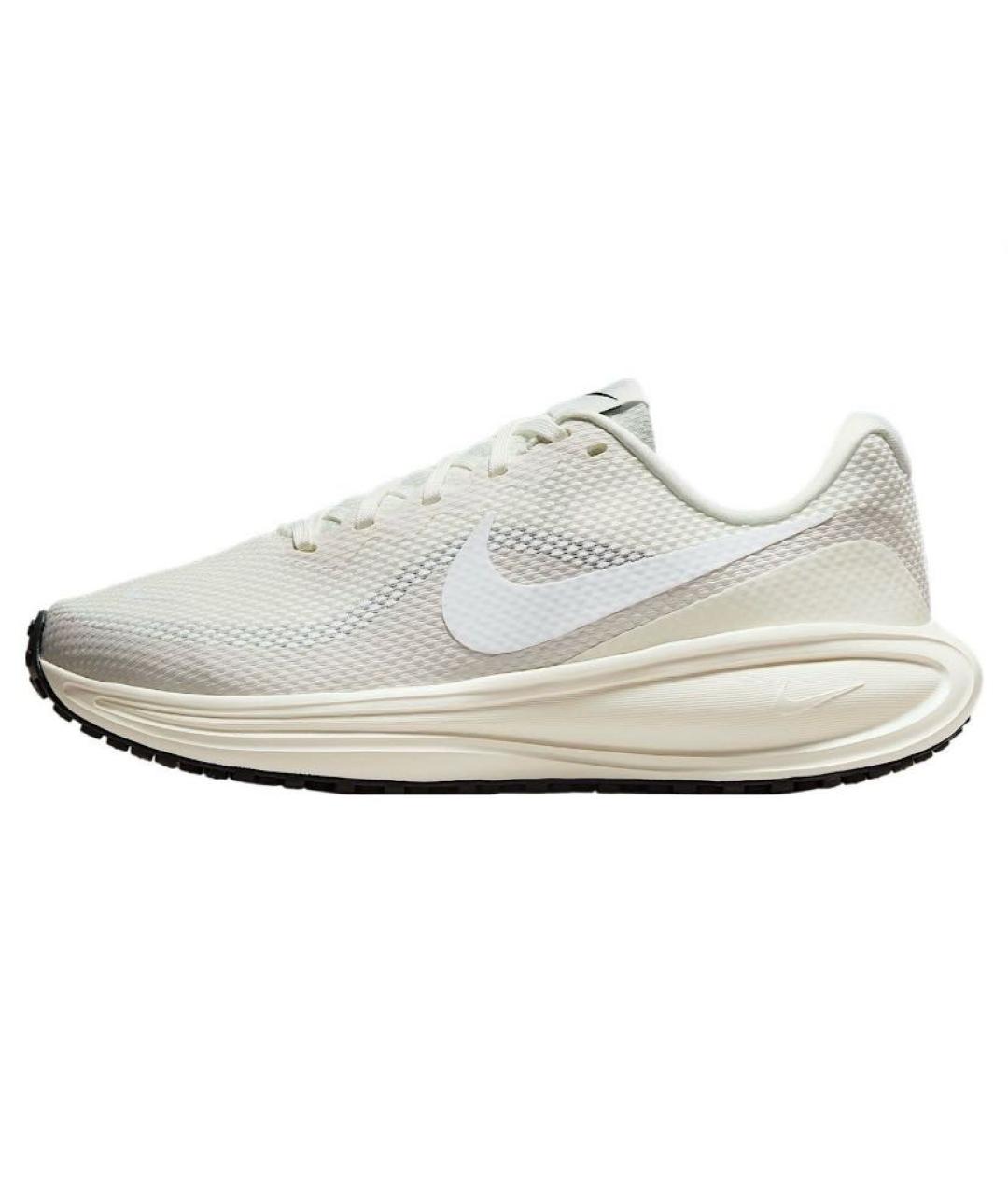 NIKE Бежевые текстильные низкие кроссовки / кеды, фото 5