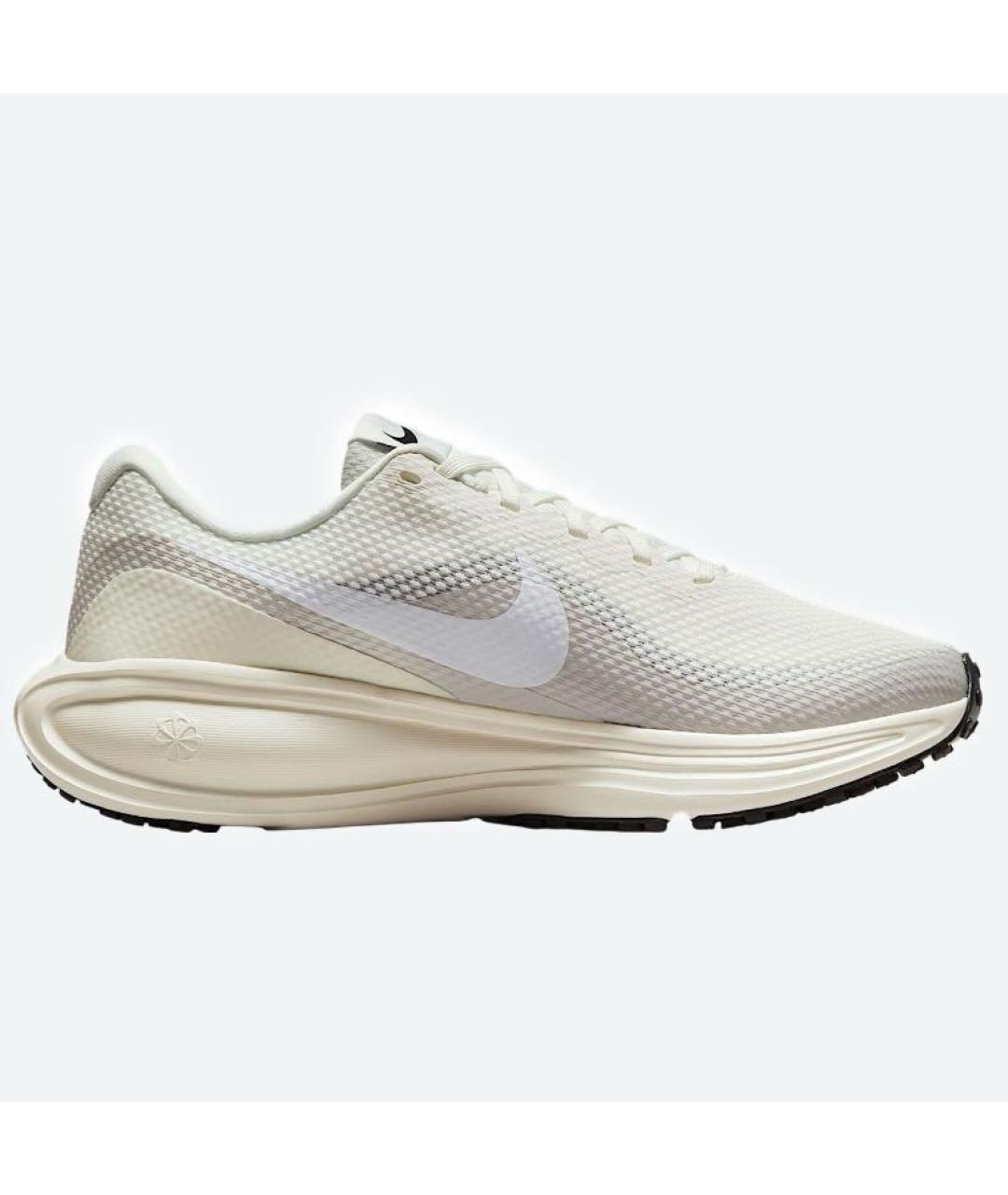 NIKE Бежевые текстильные низкие кроссовки / кеды, фото 7