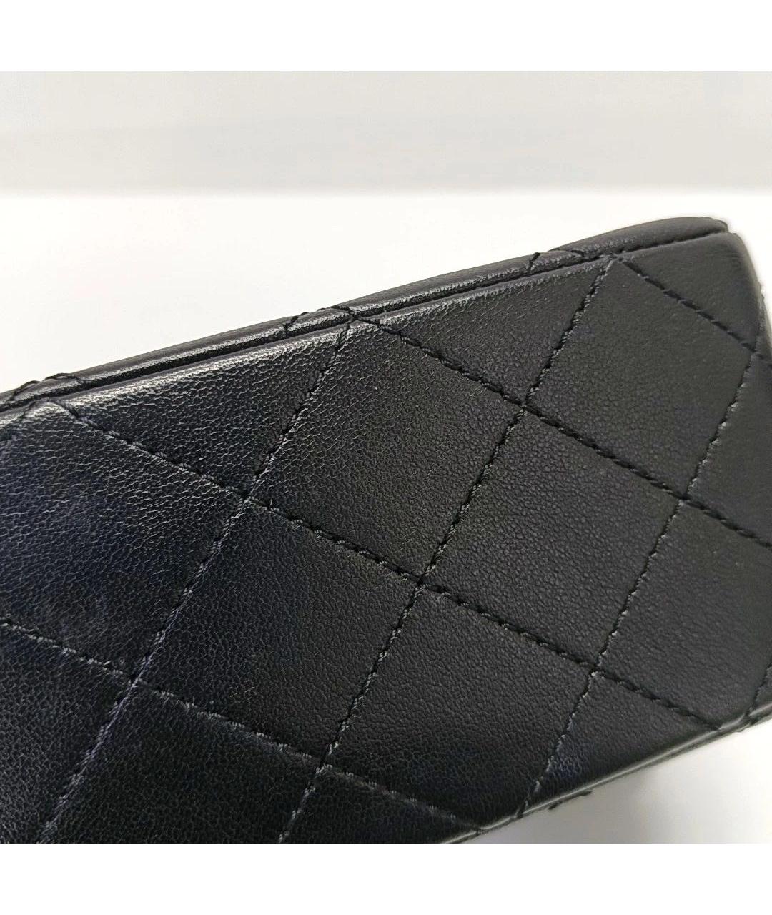 CHANEL Черная кожаная сумка тоут, фото 8