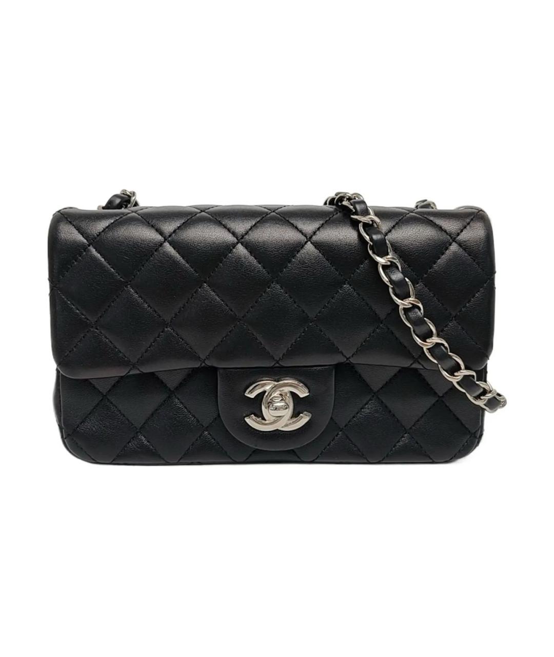 CHANEL Черная кожаная сумка тоут, фото 9