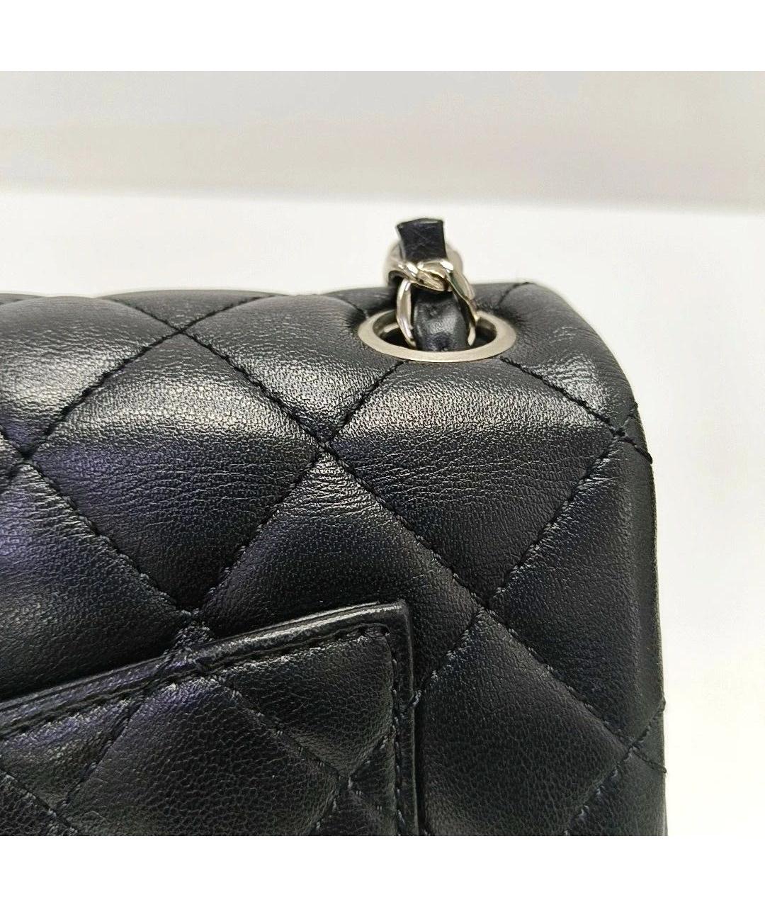 CHANEL Черная кожаная сумка тоут, фото 7