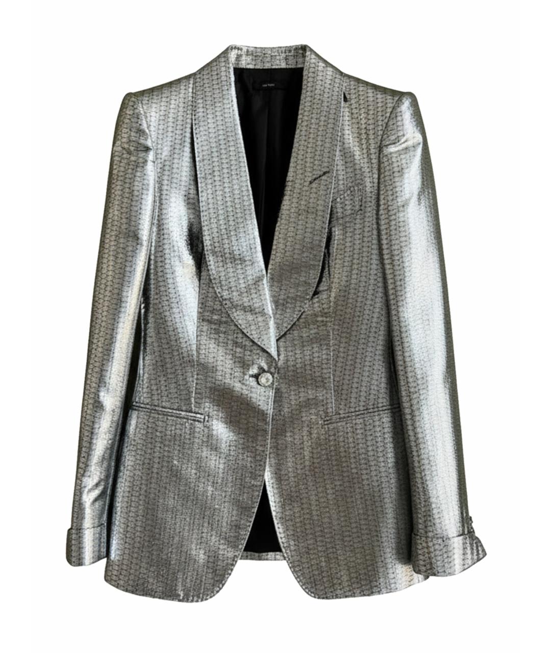 TOM FORD Серебрянный жакет/пиджак, фото 1
