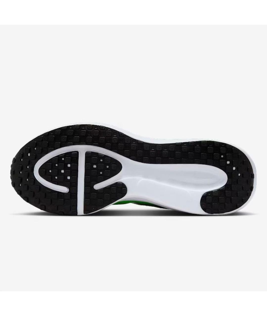 NIKE Зеленые текстильные низкие кроссовки / кеды, фото 5