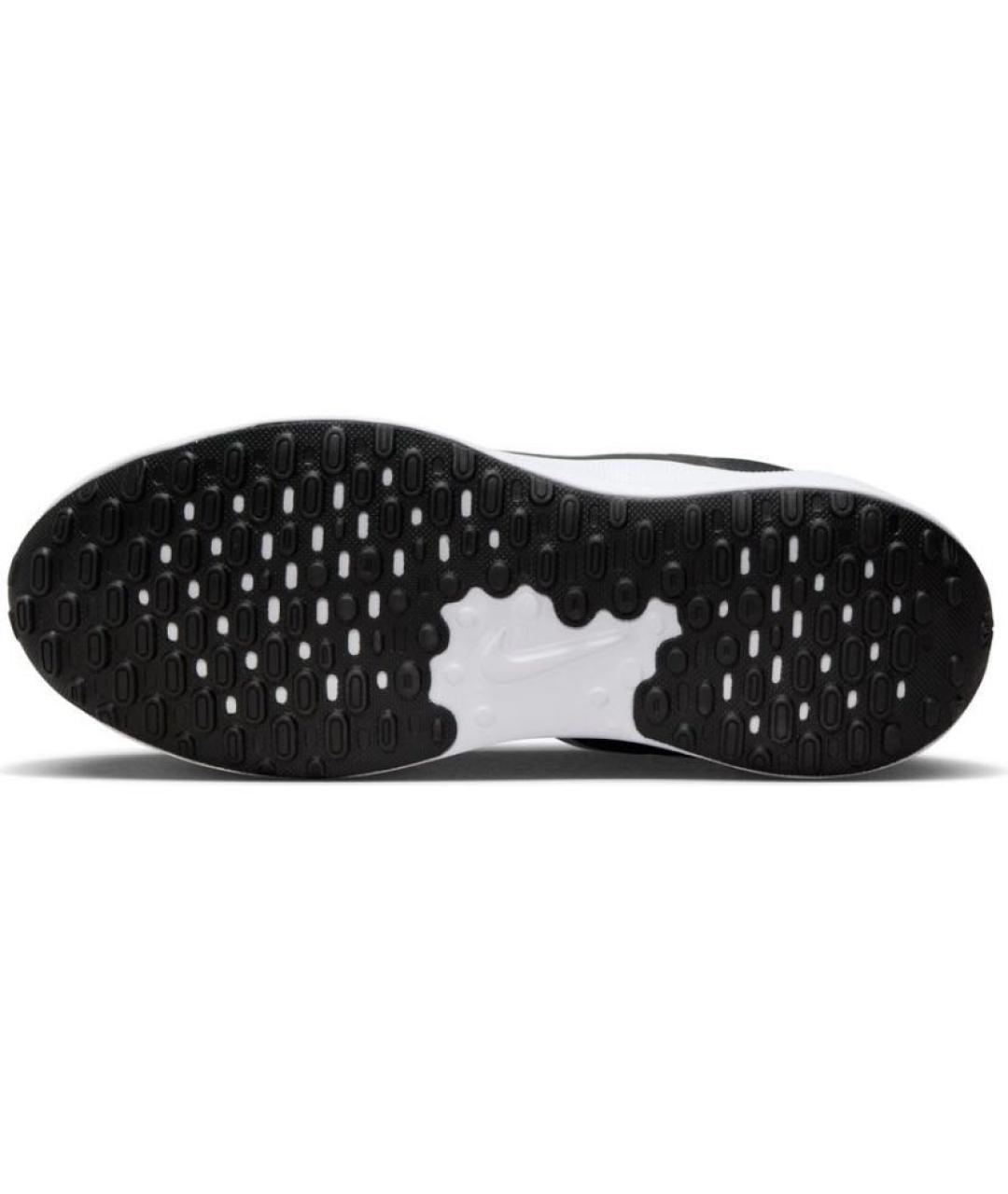 NIKE Черные текстильные низкие кроссовки / кеды, фото 5