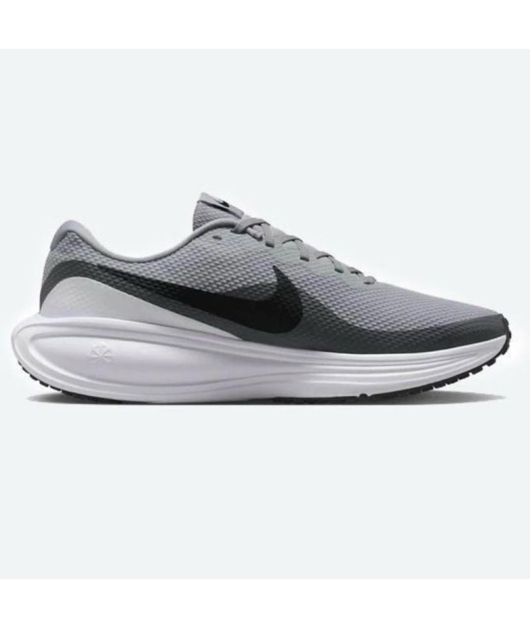 NIKE Серые текстильные низкие кроссовки / кеды, фото 7