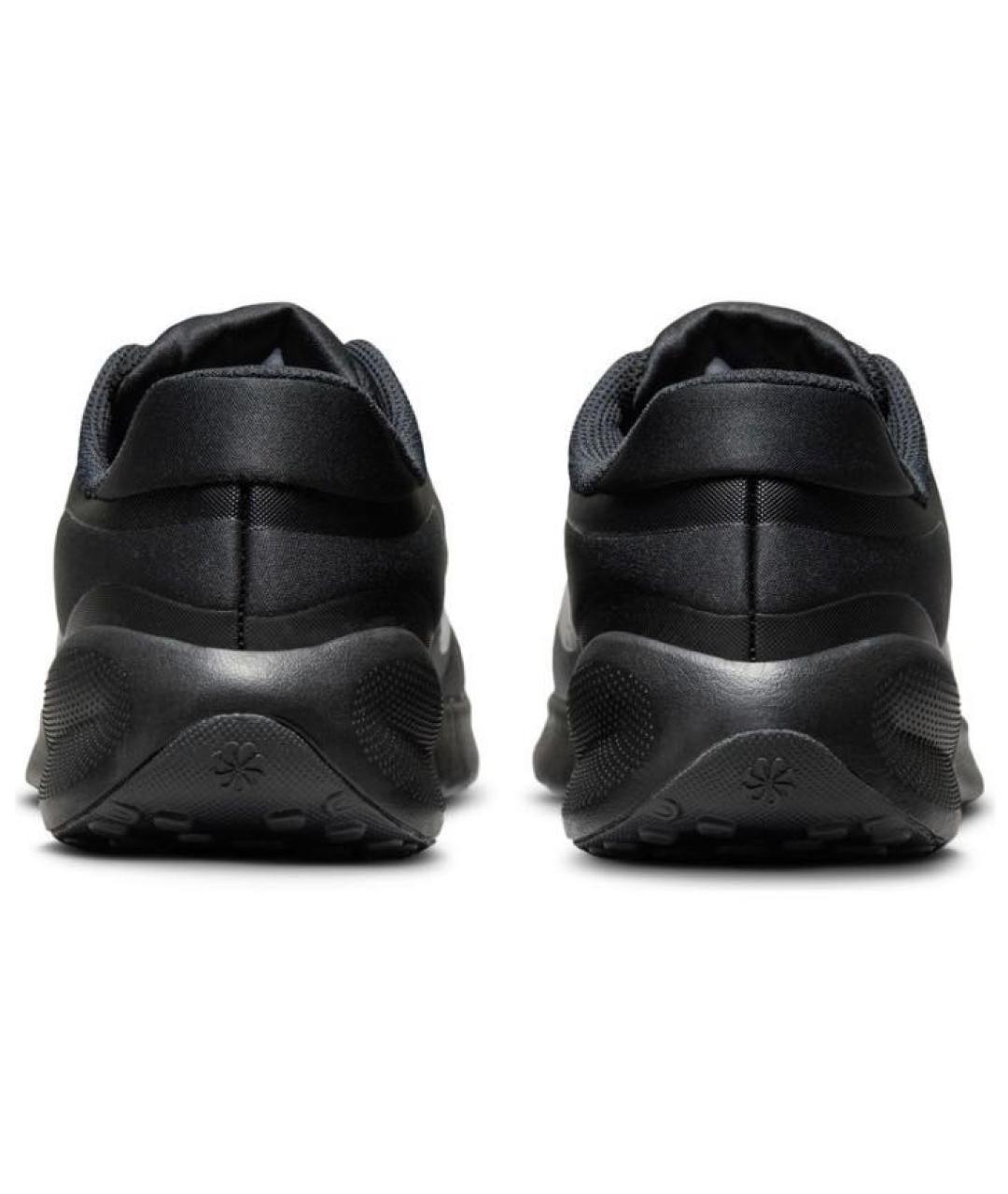 NIKE Черные текстильные низкие кроссовки / кеды, фото 4