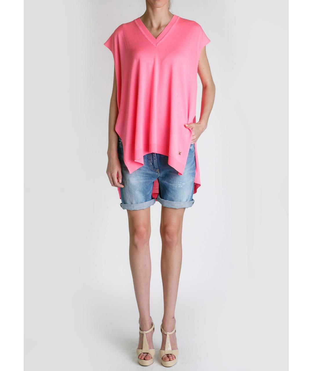 KENZO Фуксия шерстяной джемпер / свитер, фото 2