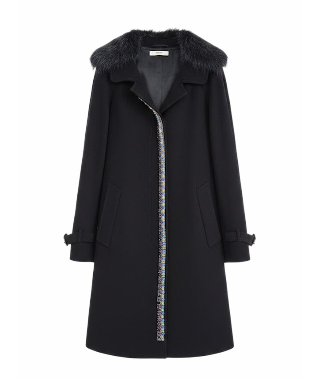 PRADA Черное пальто, фото 1