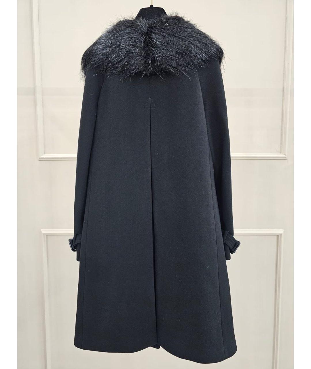 PRADA Черное пальто, фото 2