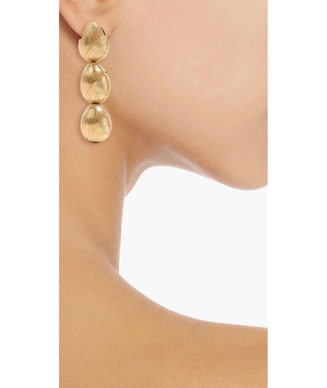 ZIMMERMANN Золотые латунные серьги, фото 5