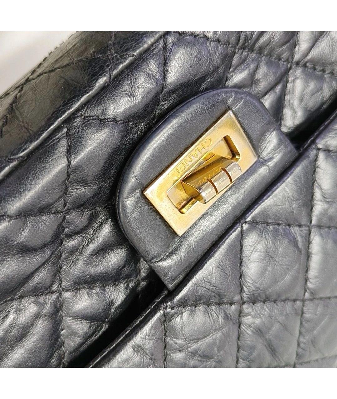 CHANEL Черная кожаная сумка через плечо, фото 7